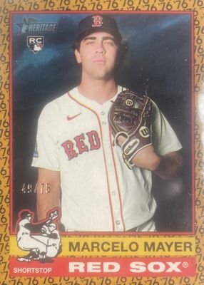 2025 Topps Heritage High Number #688 Color of the Year /76