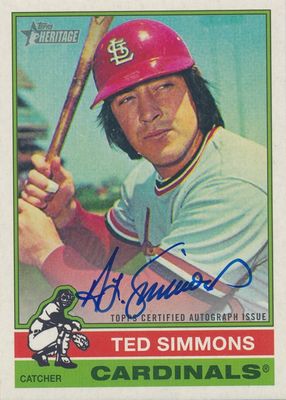 2025 Topps Heritage High Number #ROA-TED Real One Autographs