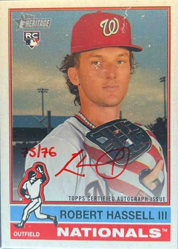 2025 Topps Heritage High Number #ROA-RHA Real One Autographs - Red Ink /76