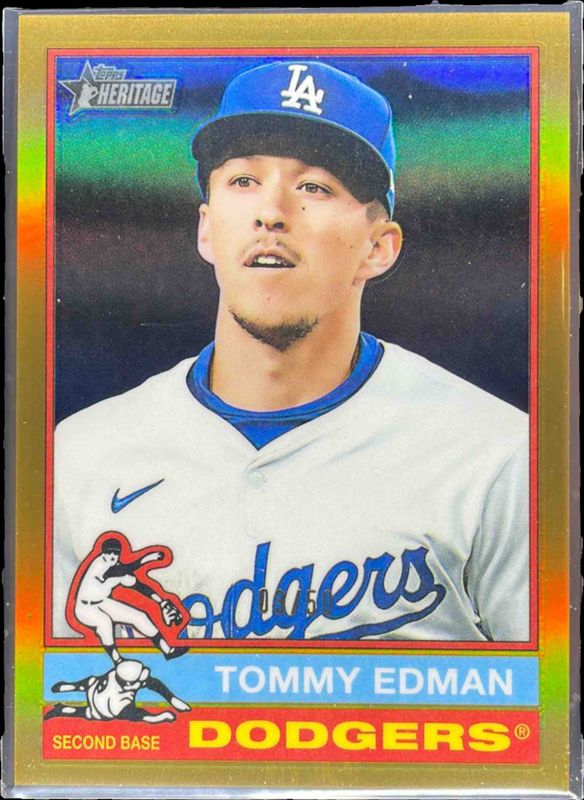 2025 Topps Heritage High Number #720 Chrome Short Print - Gold Border Refractor /50