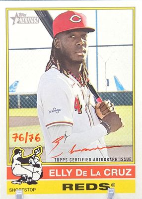 2025 Topps Heritage High Number #ROA-ED Real One Autographs - Red Ink /76