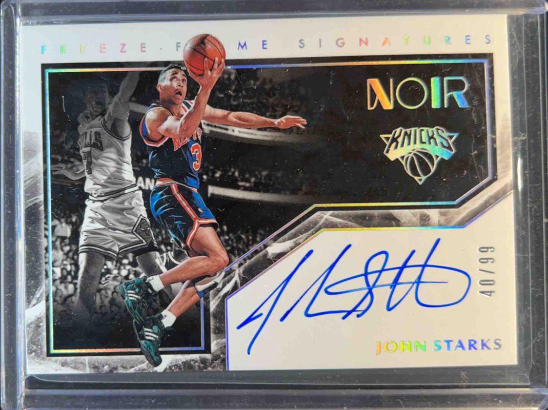 2019 Noir #FF-JST Freeze Frame Signatures /49