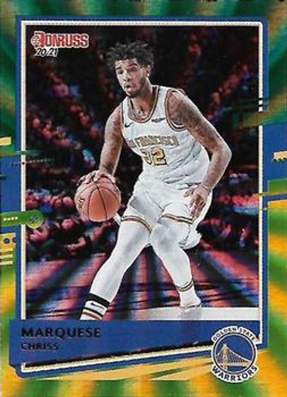 2020 Donruss #142 Green & Yellow Laser