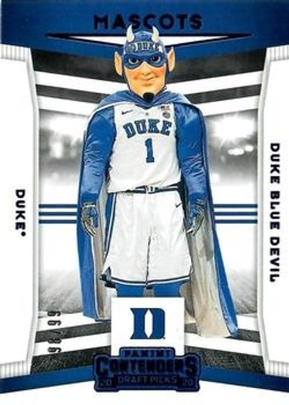 2020 Contenders Draft Picks #9 Mascots - Blue /99