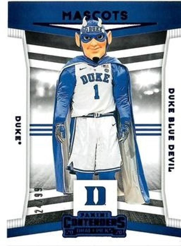 2020 Contenders Draft Picks #14 Mascots - Blue /99