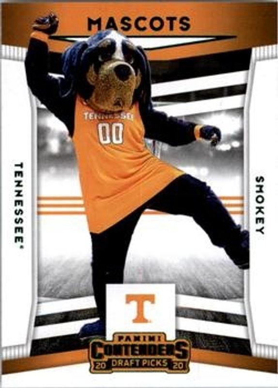 2020 Contenders Draft Picks #17 Mascots - Green