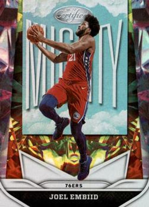 Joel Embiid 2020 Certified #2 The Mighty Price Guide - Sports Card