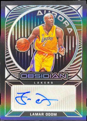 2020 Obsidian #AU-LOD Aurora Autographs /149