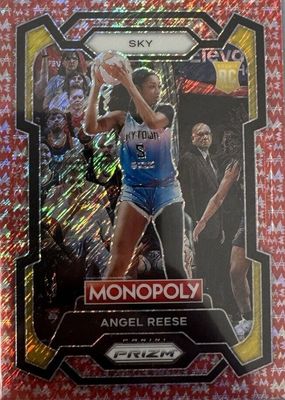 2024 Prizm Monopoly WNBA #68 Red Millionaire Shimmer /100