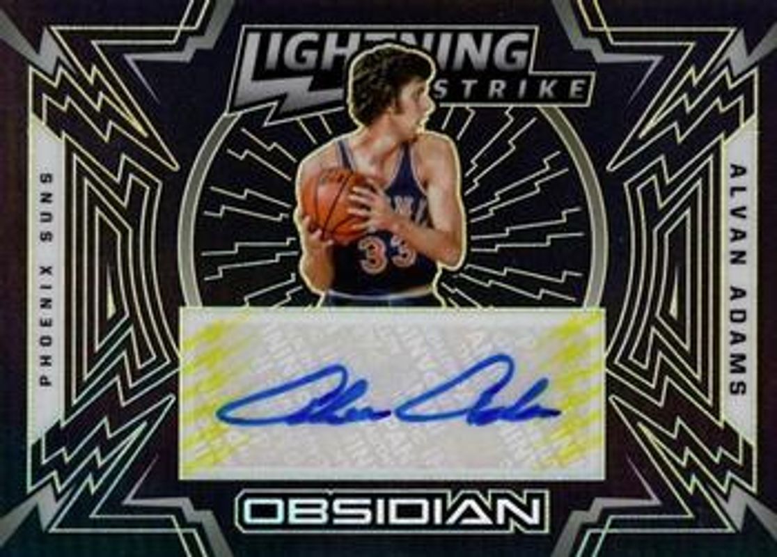 2020 Obsidian #LS-ALV Lightning Strike Signatures - Electric Etch Yellow /10