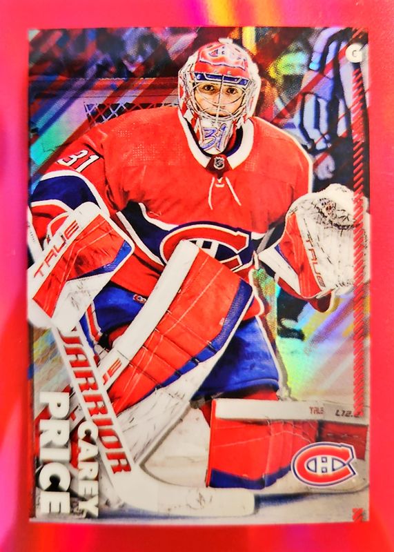 2022 Topps Chrome NHL Sticker Collection #262 Red Refractor /5
