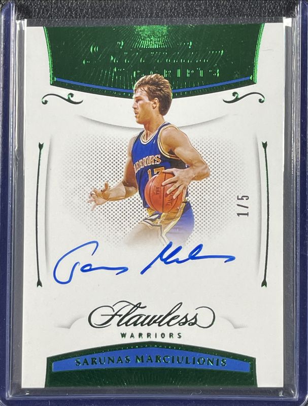 2020 Flawless #LEG-SMA Legendary Scripts - Emerald /5