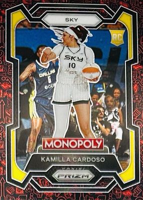 2024 Prizm Monopoly WNBA #2 Monopoly Red Pattern