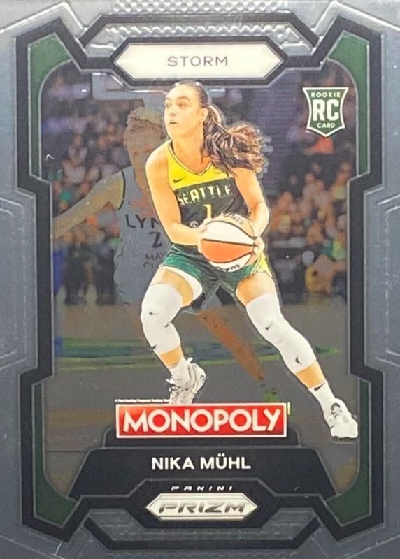 Nika Muhl 2024 Prizm Monopoly WNBA #4 Base Rookie PSA 10