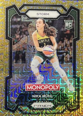 2024 Prizm Monopoly WNBA #4 Gold Millionaire Shimmer /500