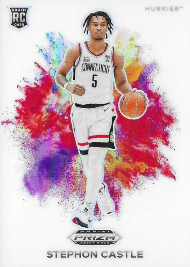 Stephon Castle 2024 Prizm Draft Picks #3 Color Blast /(SSP) Price 