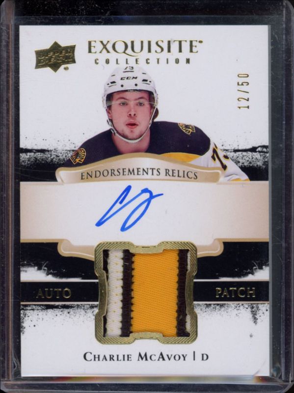 2017 Upper Deck The Cup #ER-MC Exquisite Collection Endorsements Autographs - Relics /50