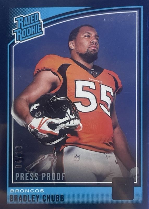 2018 Donruss #319 Press Proof Black /10