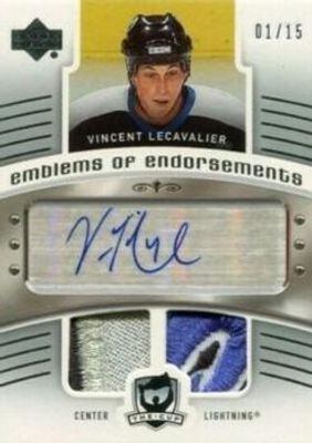 2005 Upper Deck The Cup #EE-VL Emblems of Endorsement /15