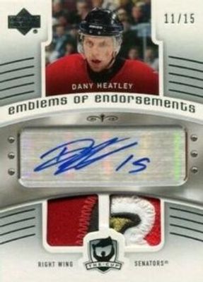 2005 Upper Deck The Cup #EE-DH Emblems of Endorsement /15