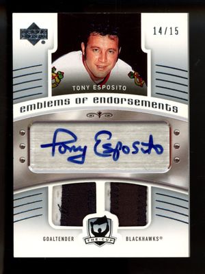 2005 Upper Deck The Cup #EE-TE Emblems of Endorsement /15