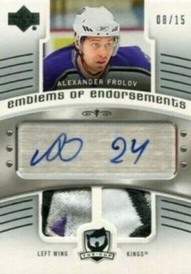 2005 Upper Deck The Cup #EE-AF Emblems of Endorsement /15