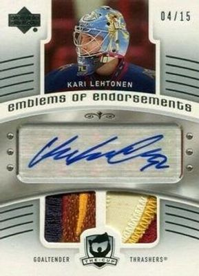 2005 Upper Deck The Cup #EE-KL Emblems of Endorsement /15