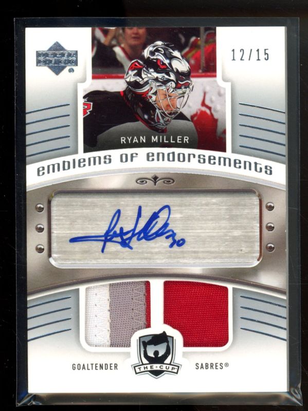 2005 Upper Deck The Cup #EE-RM Emblems of Endorsement /15