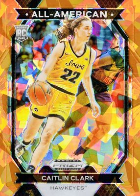 2024 Prizm Draft Picks #23 All-American - Orange Ice