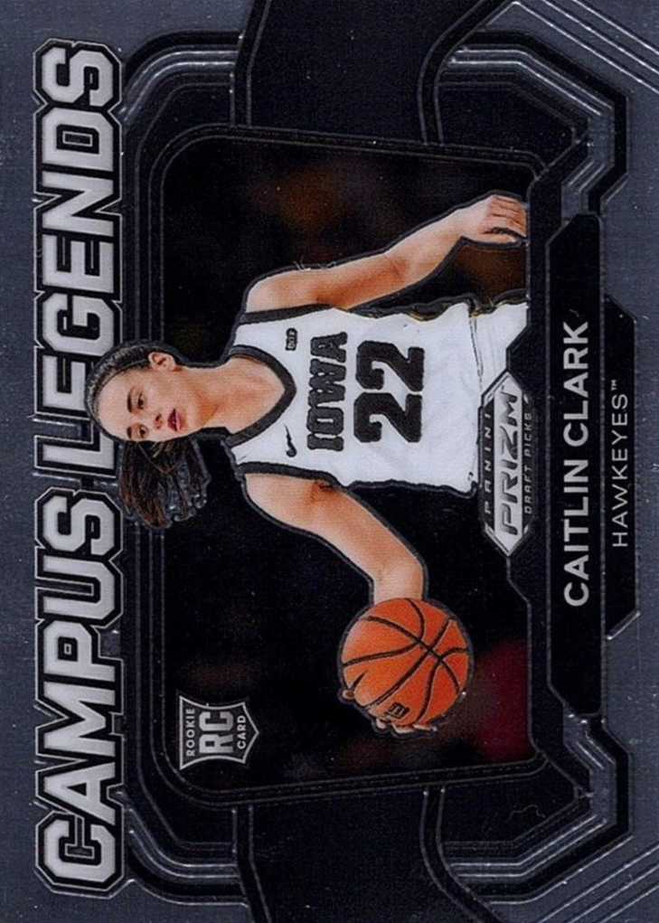 Caitlin Clark 2024 Prizm Draft Picks #5 Campus Legends Price Guide