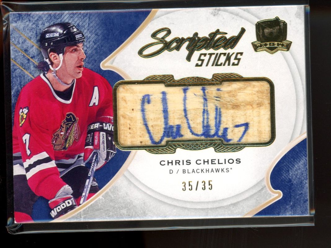 2017 Upper Deck The Cup #SS-CC Scripted Sticks Autographs /35