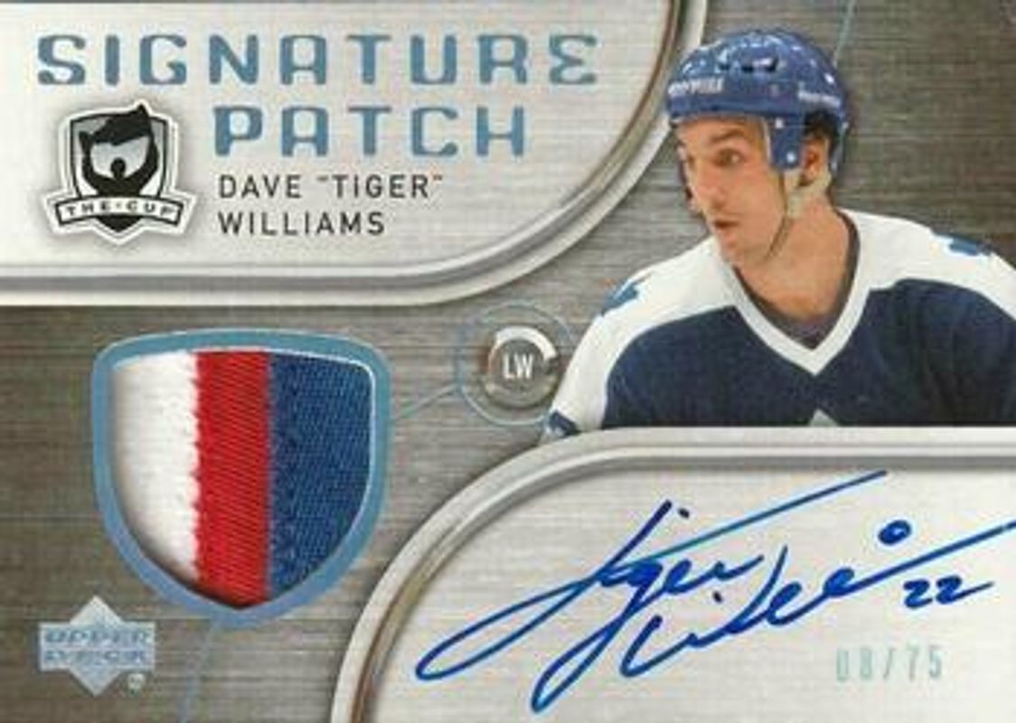 2005 Upper Deck The Cup #SP-TI Signatures Patches /75