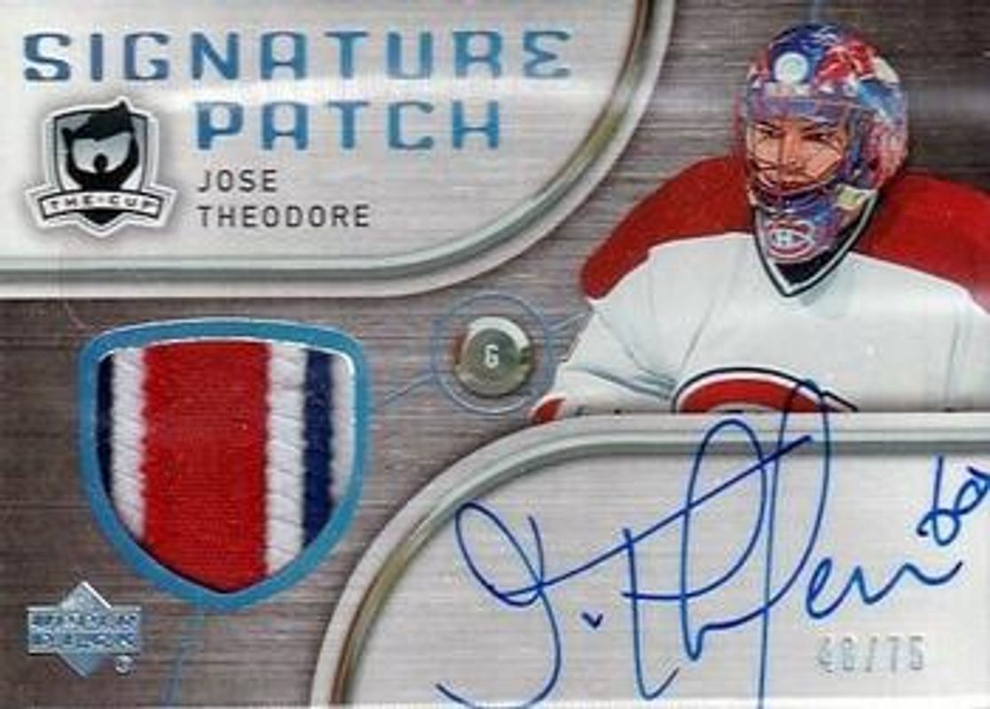 2005 Upper Deck The Cup #SP-JT Signatures Patches /75