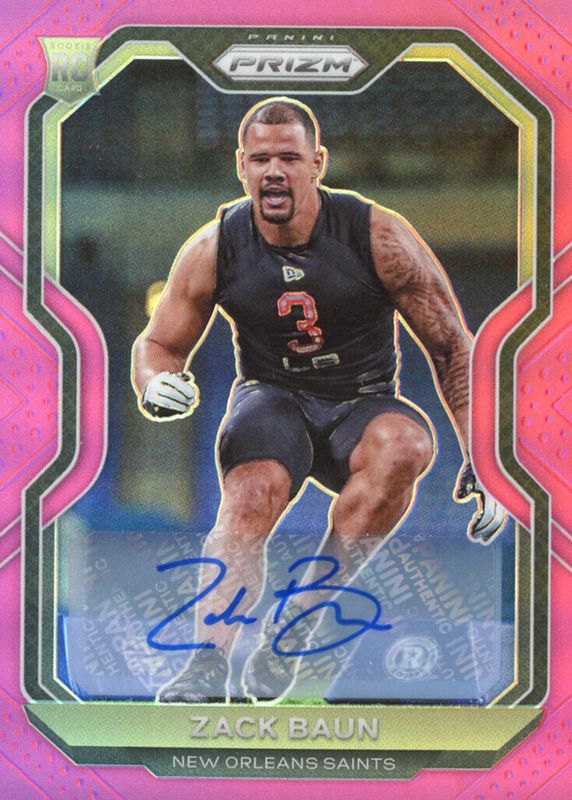 2020 Prizm #387 Rookie Autographs - Pink