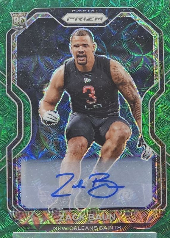 2020 Prizm #387 Rookie Autographs - Green Scope /75