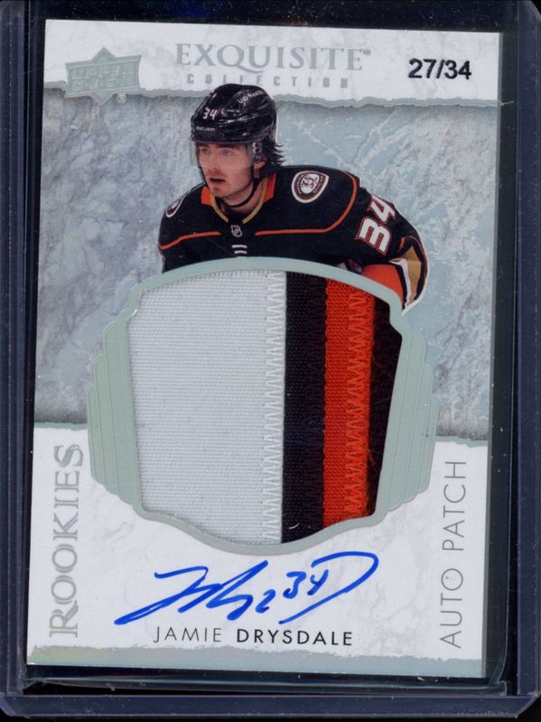 2021 Upper Deck The Cup #EC-JD Exquisite Collection Rookie - Auto Patch /53