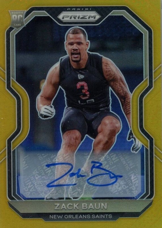 2020 Prizm #387 Rookie Autographs - Gold /10