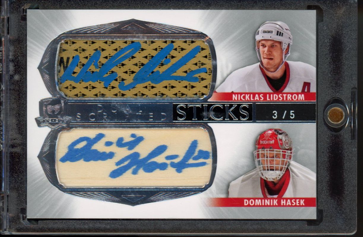 2021 Upper Deck The Cup #DSS-HL 2020 Upper Deck The Cup Update: Scripted Sticks Dual /5