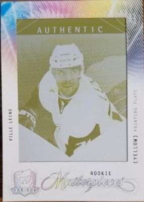 2009 Upper Deck The Cup #MAS-103 Printing Plates SP Game Used - Yellow /1