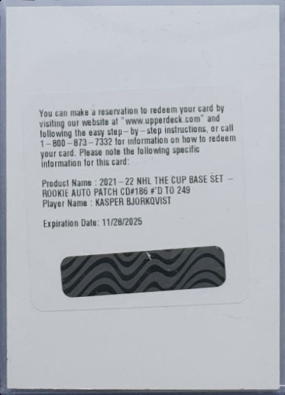 2021 Upper Deck The Cup #186 Base /249