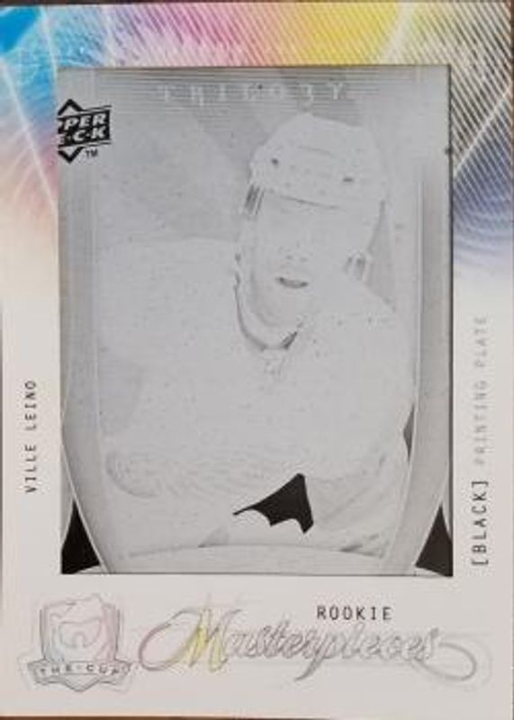 2009 Upper Deck The Cup #MAS-159 Printing Plates Upper Deck Trilogy - Black /1