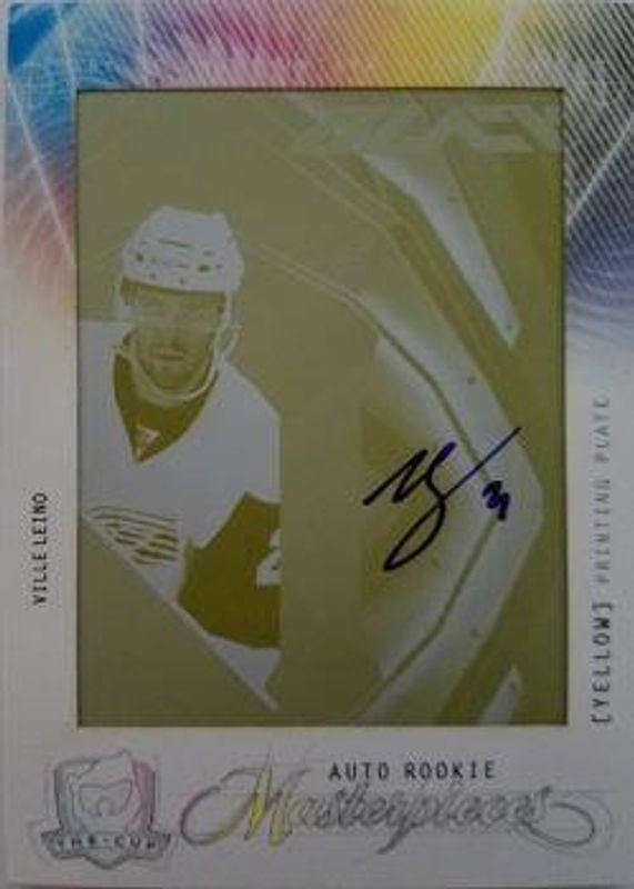 2009 Upper Deck The Cup #MAS-63 Printing Plates UD Black - Yellow /1