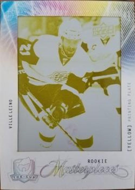 2009 Upper Deck The Cup #MAS-215 Printing Plates Black Diamond - Yellow /1