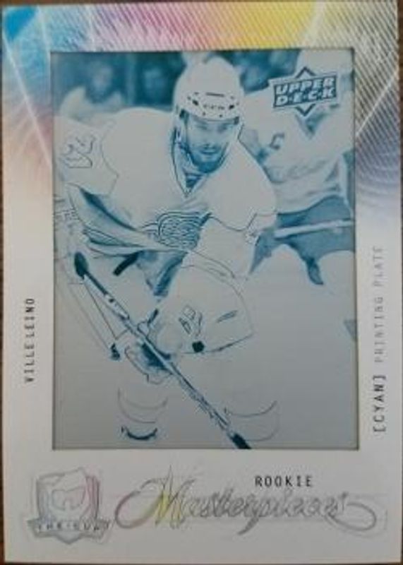 2009 Upper Deck The Cup #MAS-215 Printing Plates Black Diamond Cyan /1