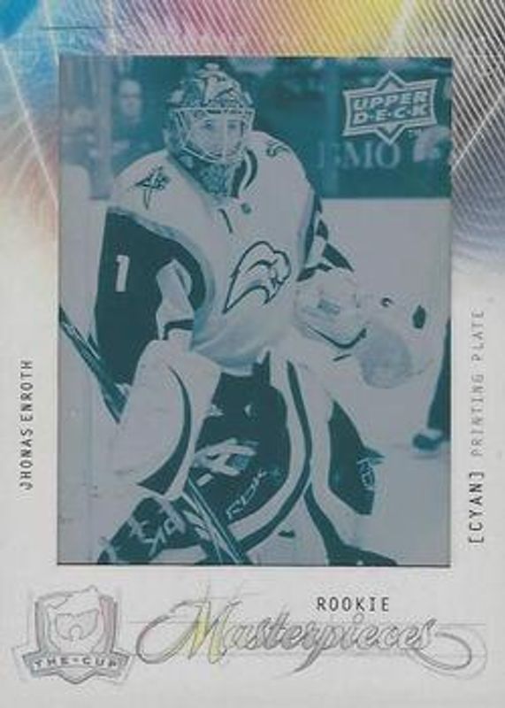 2009 Upper Deck The Cup #MAS-211 Printing Plates Black Diamond Cyan /1
