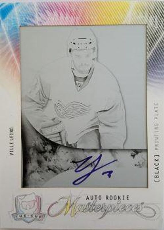 2009 Upper Deck The Cup #MAS-213 Printing Plates SP Authentic - Black /1