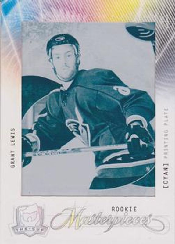 2009 Upper Deck The Cup #MAS-109 Printing Plates Upper Deck Ice Cyan /1