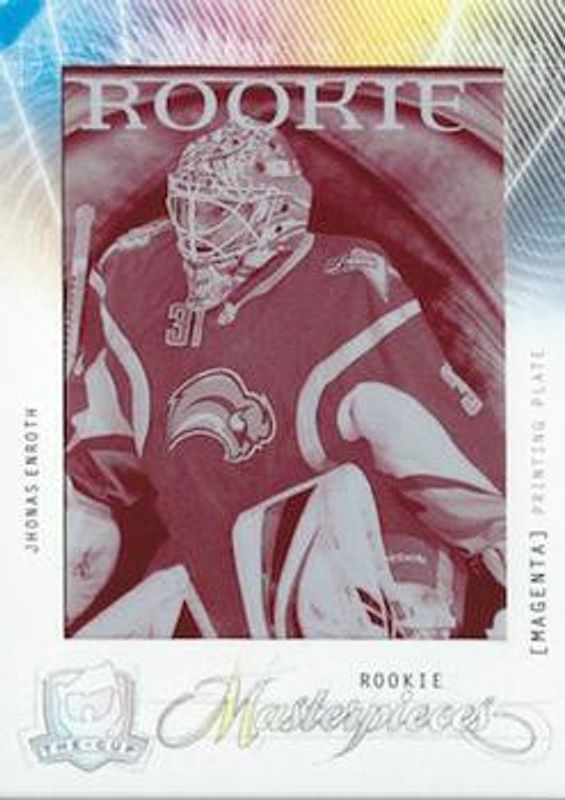 2009 Upper Deck The Cup #MAS-179 Printing Plates Artifacts Magenta /1