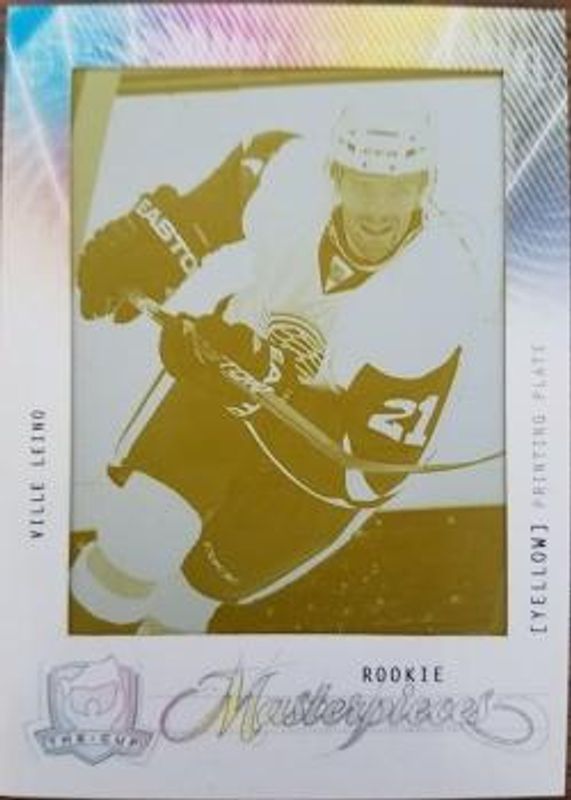 2009 Upper Deck The Cup #MAS-204 Printing Plates Upper Deck - Yellow /1