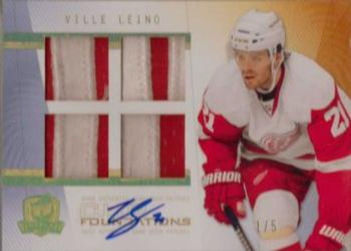 2009 Upper Deck The Cup #CF-VI Foundations Patches Autographs /5